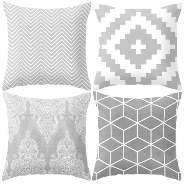 

pillow case bohemian cover geometric printed polyester sofa cushion livingroom nordic decorative throw pillows pillowcase