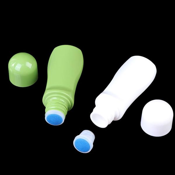 

storage bottles & jars 1pc 60ml soreness liquid bottle with sponge applicator white blue head