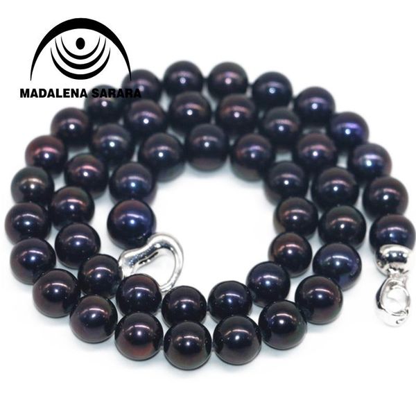 

elegant princess style 8-9mm baroque freshwater pearl necklace set chokers, Golden;silver