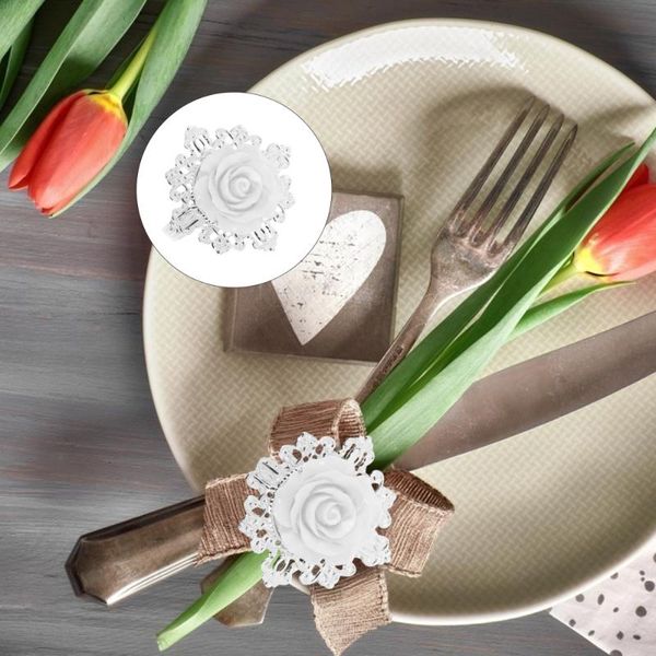 

napkin rings 12pcs reusable delicate buckle chic ring decor dining table