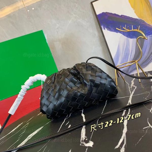 

genuine leather bag soft pleated dumplings shoulder large messenger women daily clutch female handbag mini pouch braiding