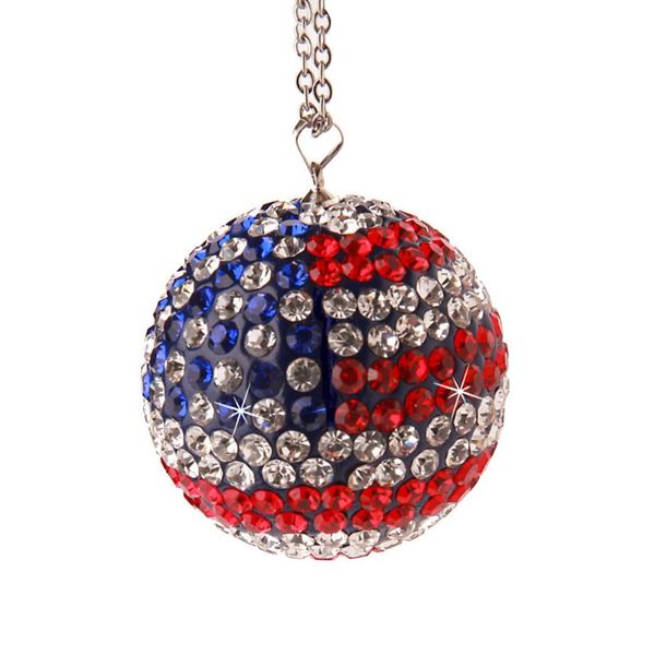 

interior decorations suspension gifts rearview mirror pendant bling auto accessories hanging ornament double sided charming crystal ball car