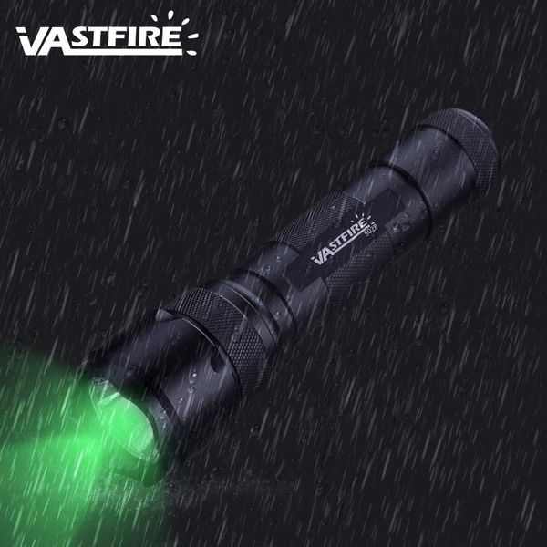 

one led lamp beads 350lm q5 green color light hunting torches+18650 battery+charger+holder flashlights torches
