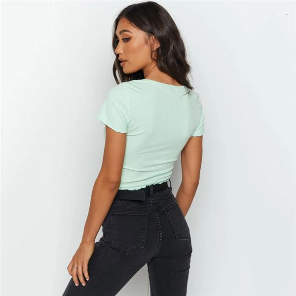 

neck short sleeve cardigan clothing style casual womens summer apparel solid color t shirts fashion v, White