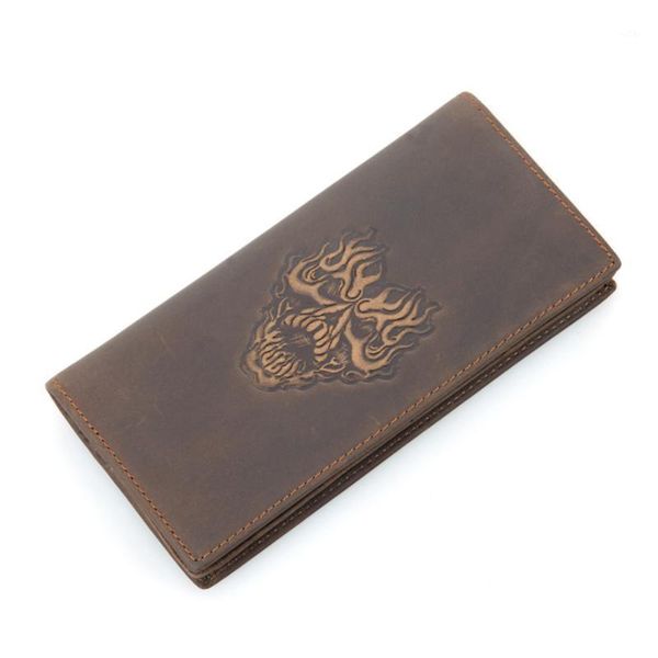 

leather wallet for 6 inch iphone11 real cow long female male casual card designer purse wallets1, Red;black