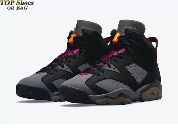

bordeaux basketball shoes jumpman 6 6s comes dressed in a black light graphite dark grey and color combination with original box fast delive