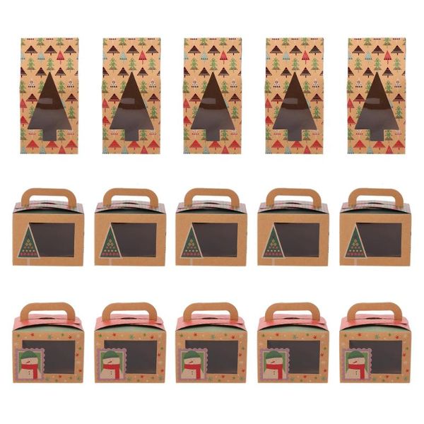 

15pcs xmas gift bags chic fine safe nice container holder box case wrap