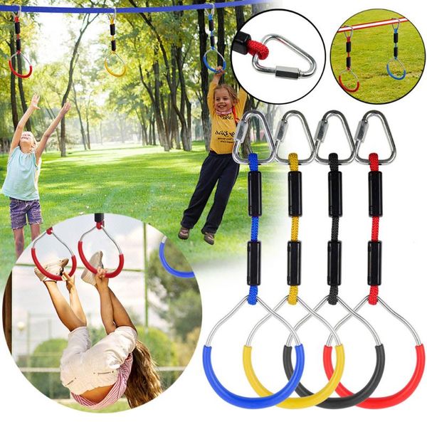 

children rings swing gymnastic outdoor play flying playground equipment obstacle ring for kids indoor gadgets