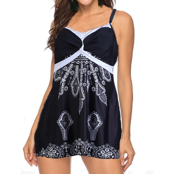

one-piece suits plus size swimsuit women tankini 5xl big swim 2021 retro recommended fat skirt brazilian beachwear