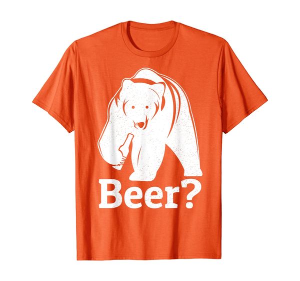 

Mens Funny bear on the lookout for beer Gift Idea T-Shirt, Mainly pictures