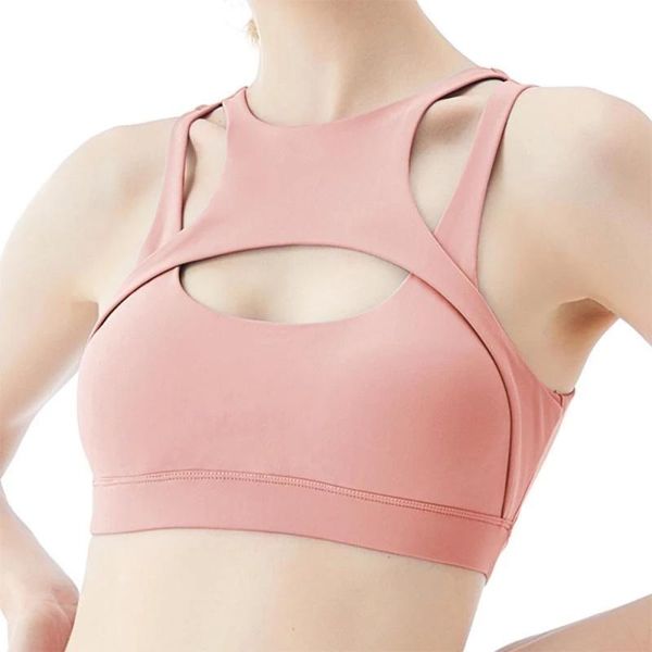 

fitness sports bra for women push up ladies shockproof yoga vest sling gather back underwear sportswear bralette outfit