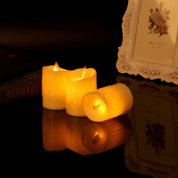 

candles flameless led swing electric flickering tea light candle wedding christmas decor