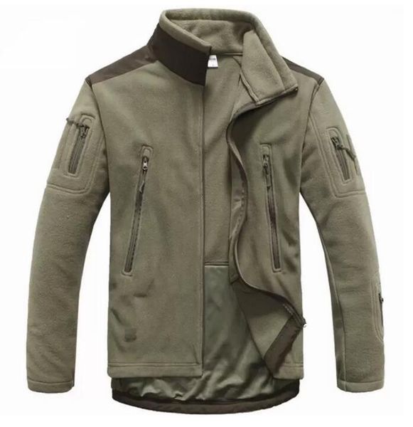 

tactical autumn winter fleece army jacket softshell outdoor hunting clothing men softshell style jackets, Black;brown