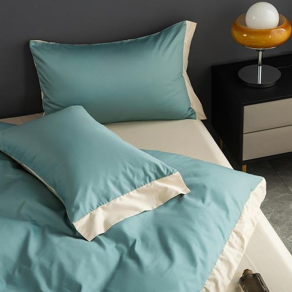 

pillow case cilected 100% cotton korean lotus leaf lace pillowcase 48x74cm ins long-staple cushion cover core liner 2pcs