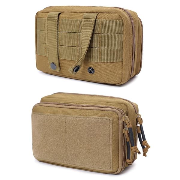 

molle phone pouch waist bags nylon hiking sport zipper bag outdoor camping 1000d exercise decoration