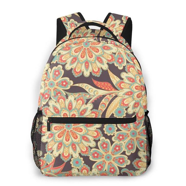 

backpack mountaineering floral vintage print shoulder bags backpacks