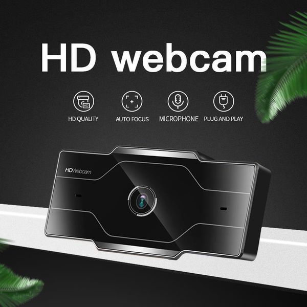 

webcam with cover and microphone four type of web camera for live broadcast video calling conference online class meeting mini cameras