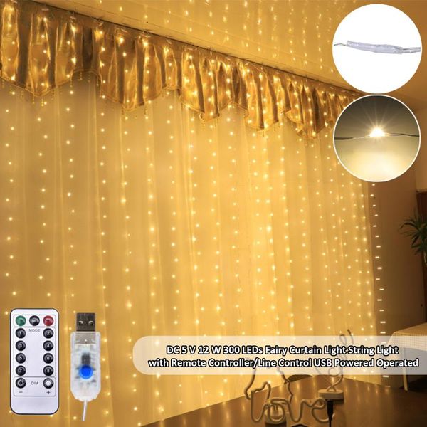 

strings 12w 3x3 300leds led curtain string light christmas garland party patio window decor fairy lights xmas wedding eu 220v