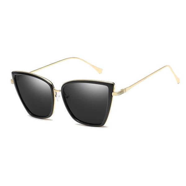 

sunglasses fashion classic cat eye for women ladies retro luxury driving sports gradient uv400 sun glasses female de sol shades, White;black