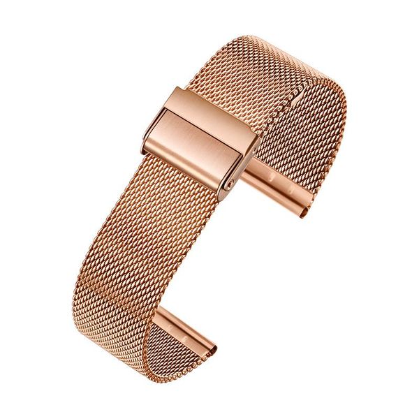 

watch bands stainless steel strap 12mm, 14mm, 16mm, 18mm,20mm ladies bracelet,, Black;brown