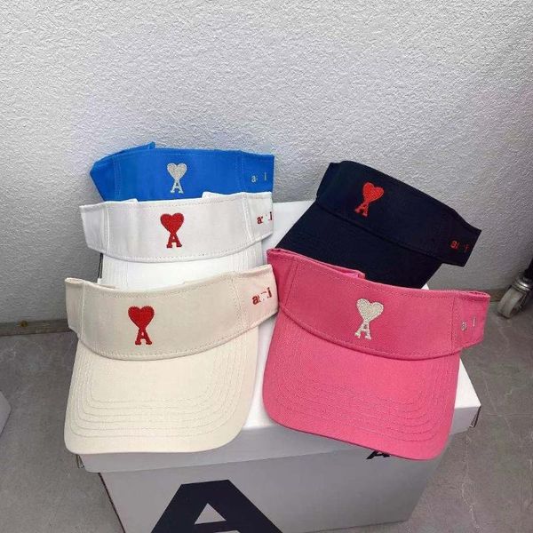 

wide brim hats sports sun cap women men summer outdoor breathable adjustable baseball visor empty tennis golf running sunscreen hat, Blue;gray