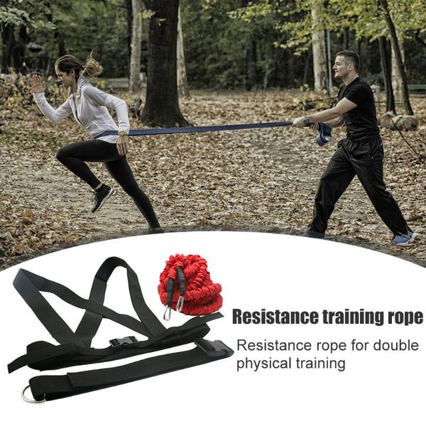 

double resistance band training gym tools running strength trainer fitness for working-out comfortable decoration accessories