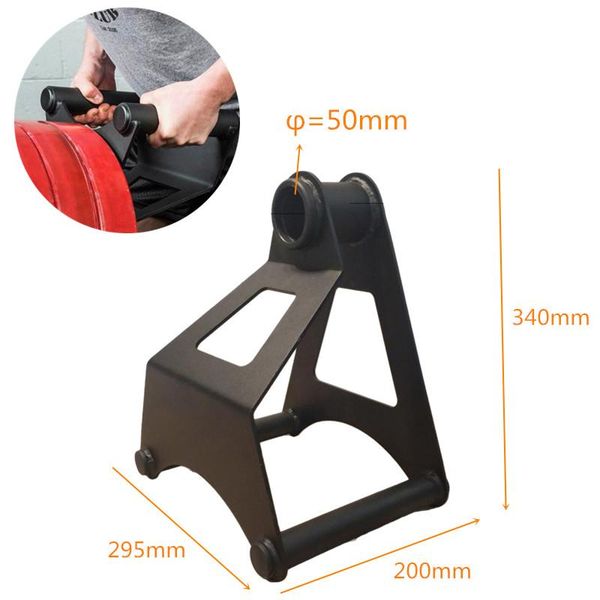 

fitness home gym barbell attachment deadlift squat blaster workout v-bar core strength trainer weight lifting handle rowing bar accessories