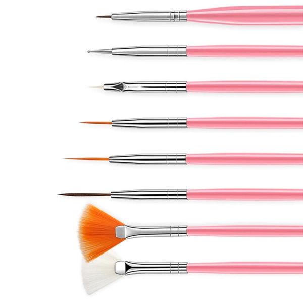 

nail art kits m4ya tools kit set brush with dotting pen stripping tape line crystal colorful