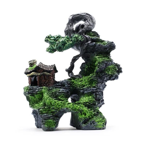 

lagre aquarium stone rockery decoration accessories fish tank landscaping moss decorative rocks ornament aquascape decor decorations