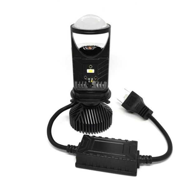 

car headlights a pair/box t9led led h4 high bright lens lights auto accessories