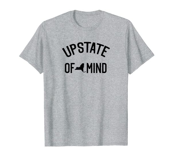 

upstate new york t-shirt upstate of mind shirt, White;black