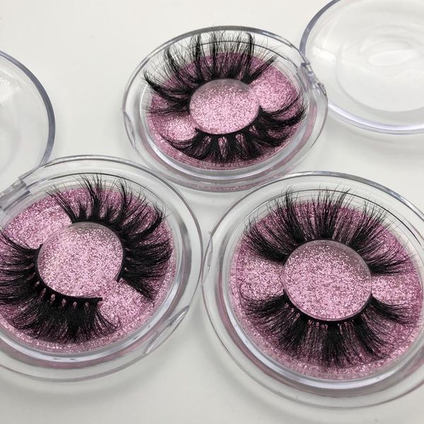 

false eyelashes buzzme 25mm lashes volume 3d custom logo maquillaje makeup eye lash