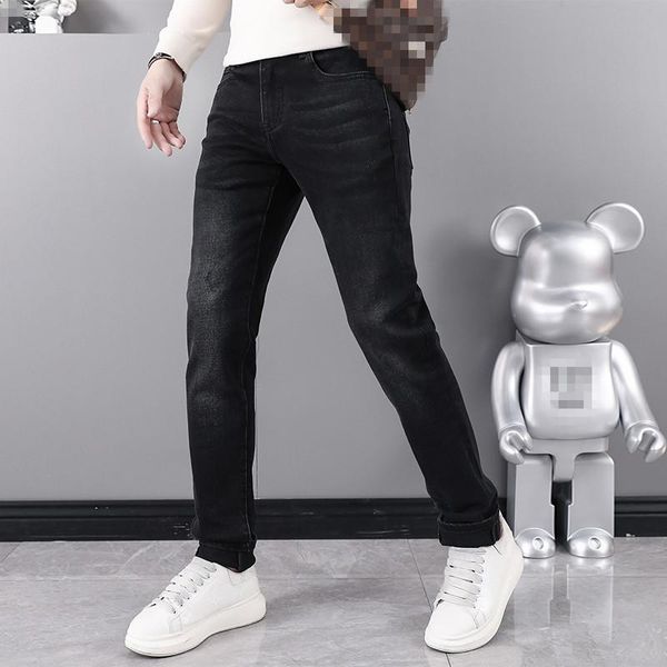 

men's jeans sq10679 fashion 2021 runway luxury european design party style clothing, Blue