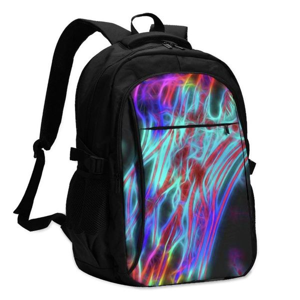 

backpack jellyfish backpacks pretty charging usb jogging youth large bags