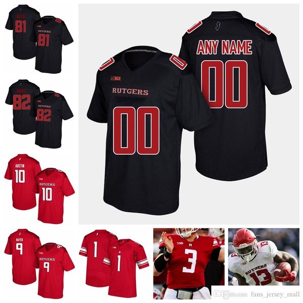 

ncaa rutgers scarlet knights college football jerseys olakunle fatukasi jersey aaron young matt alaimo drew singleton jerseys custom stitche, Black