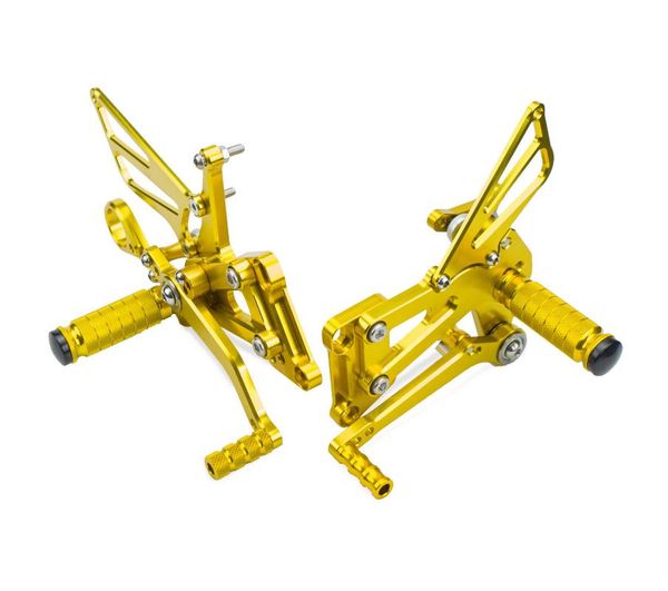 

pedals nicecnc cnc billet foot pegs adjustable racing rear sets fit for s1000r s1000rr hp4 7075-t6 aluminum stainless bolts