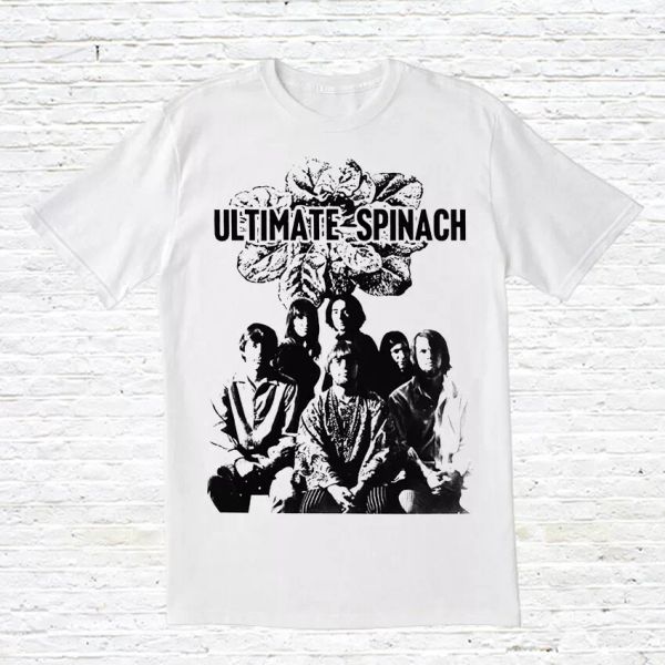 

ultimate spinach t-shirt (crazy/acid rock/garage), White;black