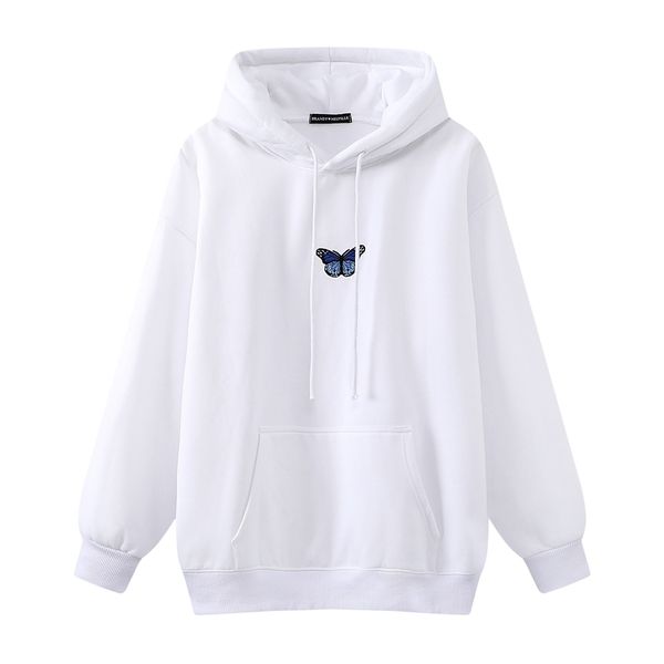 

oversize girls casual hoodies autumn fashion ladies streetwear elegant loose sweatshirts cute female women chic 210427, Black