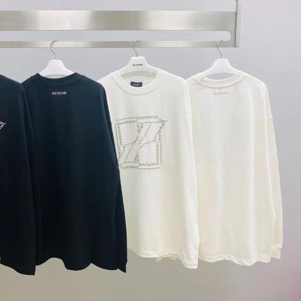 

men's hoodies & sweatshirts 2021 autumn casual men sweatshirt high street loose women pullovers beading fashion elegant cotton t1225, Black