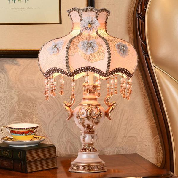 

table lamps creative resin lamp romantic adjustable decoration domestic wedding room and bedroom bedside