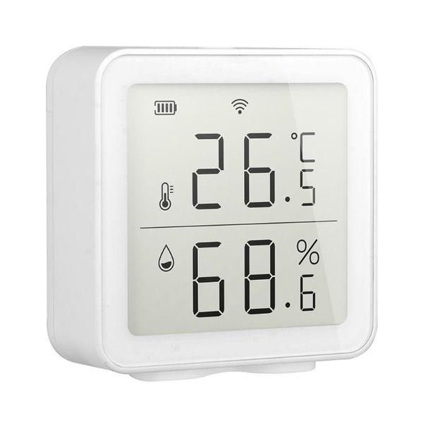

smart home control tuya sensor wifi temperature and humidity life work with alexa & google assistant