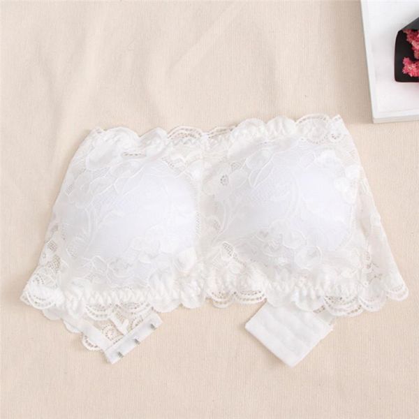 Bustiers Espartilhos Fashion Black White Sem Emenda Sem Emenda Seamless Mulheres Sexy Casual Lace Envoltório Tube Top Tops Mulheres Esticão Suaves Suaves Underwear 2021