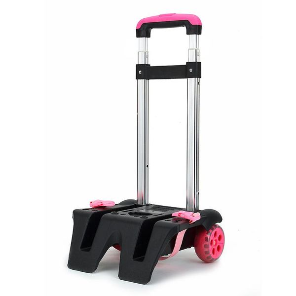 

designer aluminum alloy folding pulling rod bracket rolling cart trolley school bags parts kids accessories for boys girls