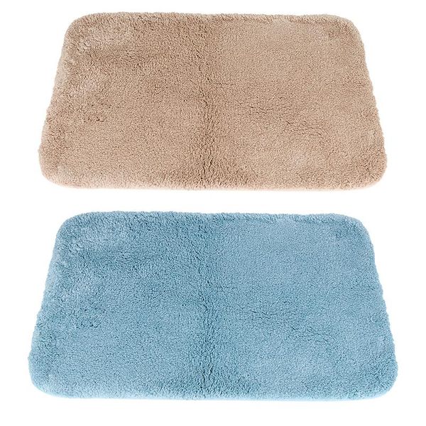 

bath mats non-slip bathroom rug high water absorbent mat microfiber soft plush shaggy carpet home anti-skid