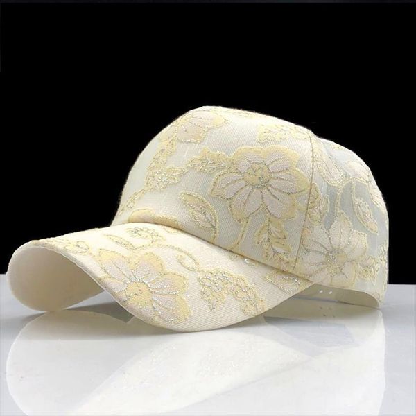 

womens baseball cap painting embroidery flower girls snapback hats woman female mesh summer sun hat, Blue;gray