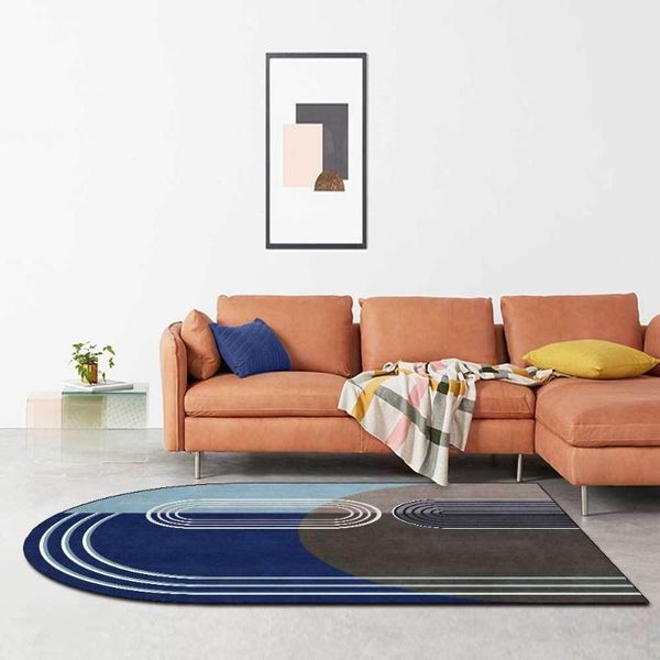 

carpets 2021 geometric arches irregular red, yellow, blue and green livinabstract g room bedroom bedside carpet floor mats