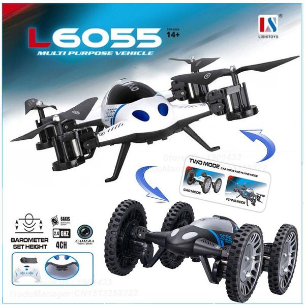 

est high hold mode 2 in 1 land or sky rc quadcopter flying car with 2.0mp camera drone remote control toys drones