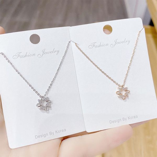 

pendant necklaces simple versatile irregular personality geometric necklace for girls fashion creative clavicle chain wholesale, Silver