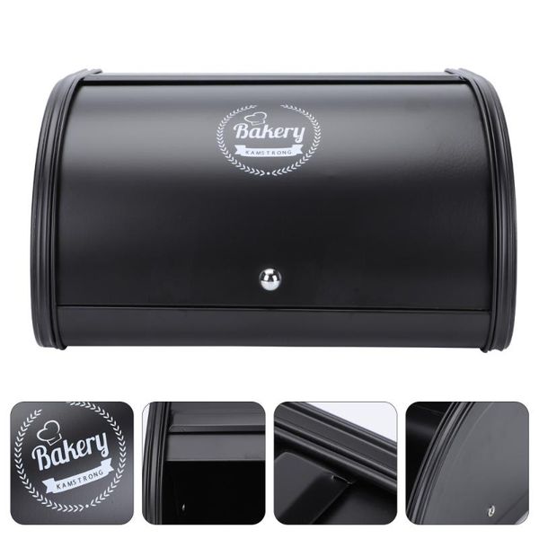 

storage bottles & jars 1pc iron bread box for kitchen fashionable bin home bakery