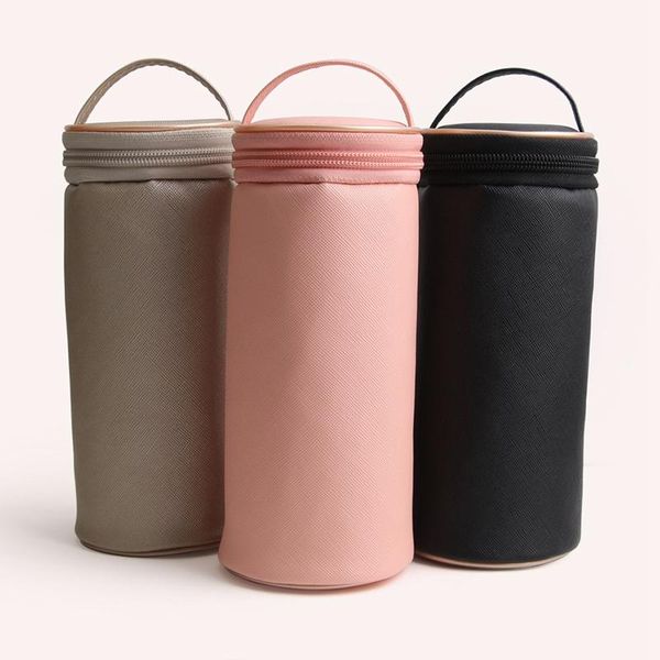 

travel makeup brushes holder leather storage bags empty cosmetic brush case organizer make up tools & cases